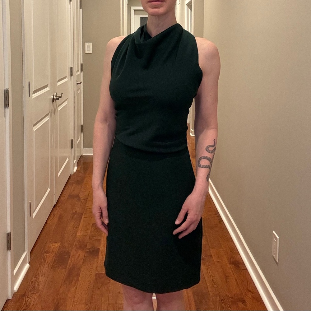 Elegant Reiss Emerald Green Dress